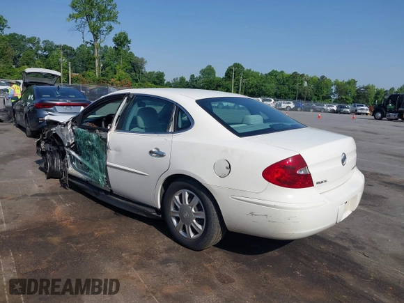 2005 Buick LaCrosse CX with VIN 2G4WC532151260376, listed as a IAAI auction lot 42281365 with 186,232 mi miles and . Bid and sale history available at DreamBid. Image 3.