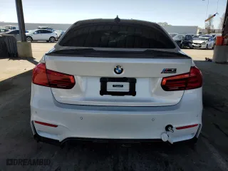 2018 BMW M3 with VIN WBS8M9C58J5J78545, listed as a Copart auction lot 48081745 with 48,166 mi miles and Salvage Title. Bid and sale history available at carsss.com. Image 6.
