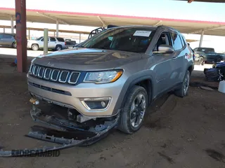 2019 Jeep Compass Limited with VIN 3C4NJDCB8KT791262, listed as a IAAI auction lot 42058202 with 127,992 mi miles and . Bid and sale history available at DreamBid. Image 17.
