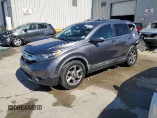 2017 Honda CR-V EX with VIN 7FARW1H57HE016371, listed as a Copart auction lot 49906255 with 97,066 mi miles and Salvage Title. Bid and sale history available at carsss.com. Image 1.