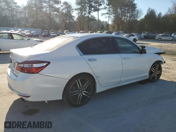 2017 Honda Accord Sport with VIN 1HGCR2F53HA083108, listed as a Copart auction lot 46889545 with 150,420 mi miles and Salvage Title. Bid and sale history available at carsss.com. Image 3.