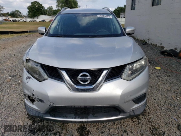 2015 Nissan Rogue S with VIN KNMAT2MT1FP541361, listed as a Copart auction lot 70665994 with 144,854 mi miles and Salvage Title. Bid and sale history available at carsss.com. Image 5.