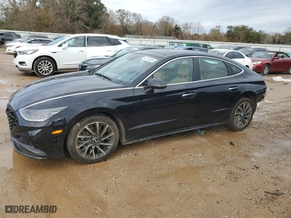 2023 Hyundai Sonata Limited with VIN KMHL34J23PA338097, listed as a Copart auction lot 42742305 with 20,630 mi miles and Salvage Title. Bid and sale history available at carsss.com. Image 1.