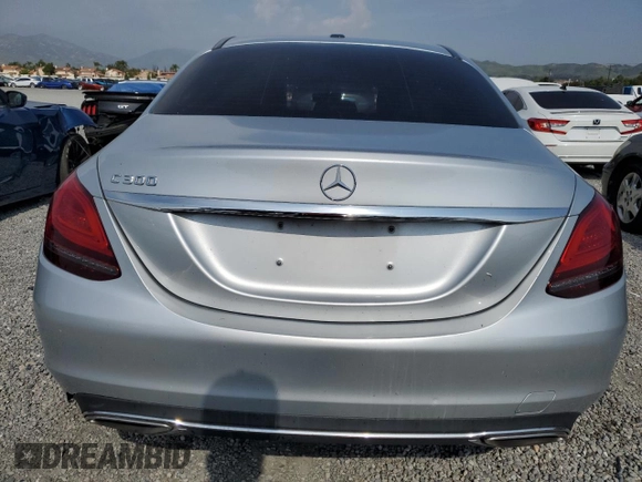 2021 Mercedes-Benz C 300 with VIN W1KWF8DB8MR638345, listed as a Copart auction lot 55027915 with 43,623 mi miles and Clean Title. Bid and sale history available at DreamBid. Image 6.
