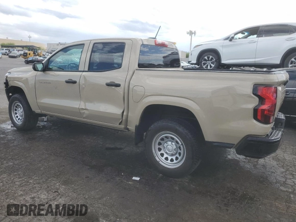 2024 Chevrolet Colorado 2WD Work Truck with VIN 1GCGSBEC7R1134986, listed as a Copart auction lot 55029465 with 14,384 mi miles and Clean Title. Bid and sale history available at DreamBid. Image 2.