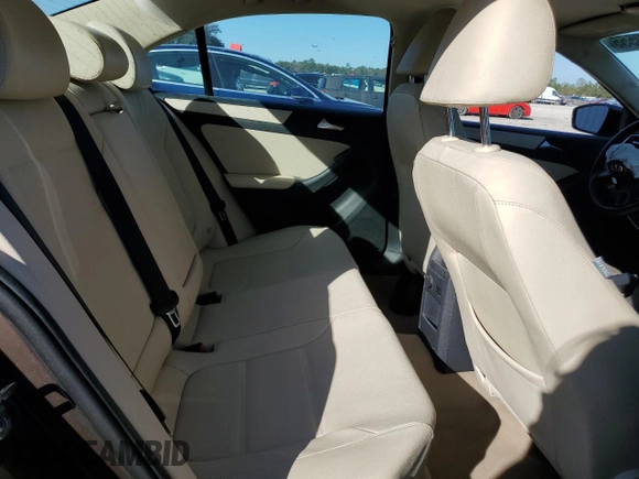 2012 Volkswagen Jetta Sedan SE w/Convenience & Sunroof with VIN 3VWDX7AJ4CM401191, listed as a Copart auction lot 43960555 with 89,253 mi miles and Salvage Title. Bid and sale history available at carsss.com. Image 10.
