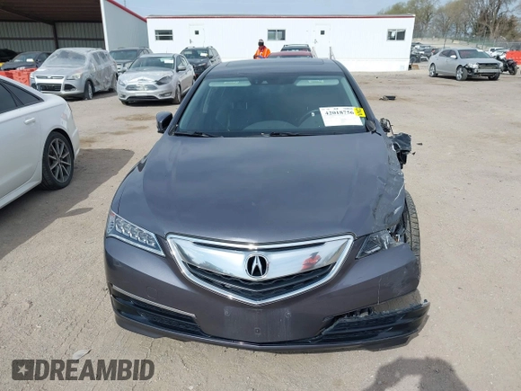 2017 Acura TLX V6 w/Technology Pkg with VIN 19UUB3F50HA002063, listed as a IAAI auction lot 42018756 with 62,564 mi miles. Bid and sale history available at carsss.com. Image 12.