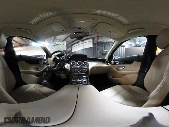 2021 Mercedes-Benz C 300 with VIN W1KWF8EB5MR635319, listed as a IAAI auction lot 42340370 with 14,301 mi miles and . Bid and sale history available at DreamBid. Image 19.