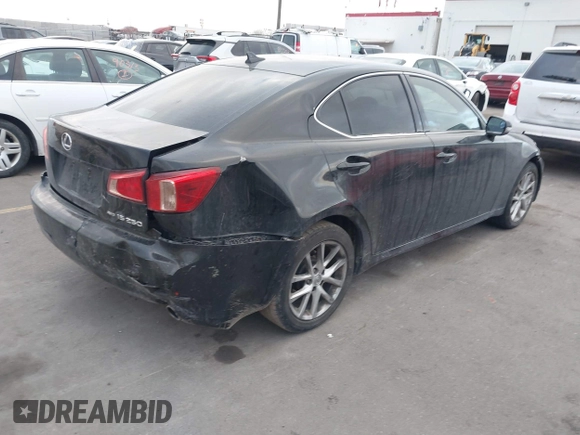2011 Lexus IS 250 with VIN JTHCF5C20B5046664, listed as a IAAI auction lot 41493227 with 185,932 mi miles and . Bid and sale history available at DreamBid. Image 4.