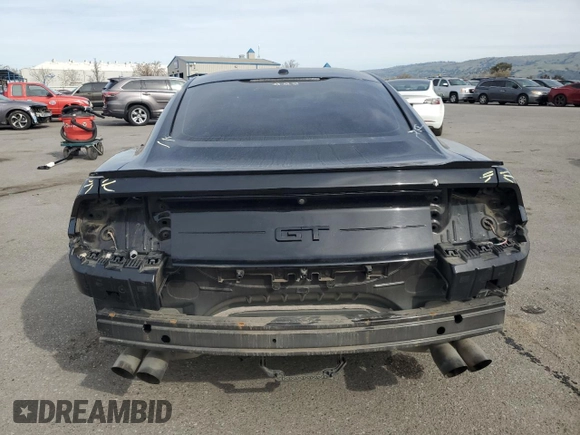 2019 Ford Mustang GT with VIN 1FA6P8CF1K5118865, listed as a Copart auction lot 47283645 with 41,916 mi miles and Salvage Title. Bid and sale history available at carsss.com. Image 6.
