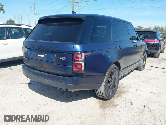 2021 Land Rover Range Rover z VIN SALGS5SE9MA440788, wystawiony jako IAAI lot #41441609 z przebiegiem 15 850 mil mil oraz . Historia ofert i sprzedaży dostępna na DreamBid. Obrazek 4.