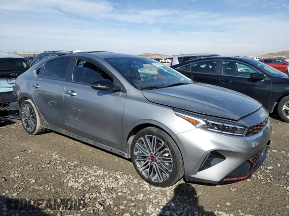 2024 Kia Forte GT with VIN 3KPF44AC9RE710338, listed as a Copart auction lot 46486985 with 20,486 mi miles and Salvage Title. Bid and sale history available at carsss.com. Image 4.