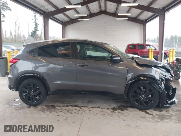 2022 Honda HR-V Sport with VIN 3CZRU6H18NM739546, listed as a IAAI auction lot 41777948 with 25,176 mi miles. Bid and sale history available at carsss.com. Image 14.
