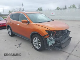 2018 Nissan Rogue SV with VIN JN8AT2MT1JW459326, listed as a IAAI auction lot 41891985 with 139,206 mi miles and . Bid and sale history available at carsss.com. Image 1.