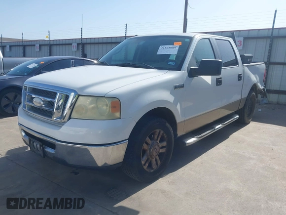 2008 Ford F-150 XL with VIN 1FTRW12W68FA77946, listed as a IAAI auction lot 41828609 with 159,432 mi miles. Bid and sale history available at carsss.com. Image 2.