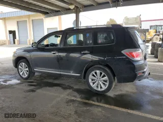 2013 Toyota Highlander Hybrid Limited with VIN JTEDC3EH5D2017343, listed as a Copart auction lot 50165085 with 56,337 mi miles and Salvage Title. Bid and sale history available at carsss.com. Image 2.