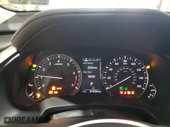 2022 Lexus RX with VIN 2T2HZMDA4NC338142, listed as a Copart auction lot 52144555 with 31,426 mi miles and Salvage Title. Bid and sale history available at carsss.com. Image 9.