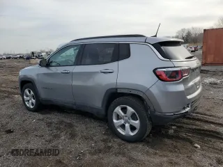 2020 Jeep Compass Latitude with VIN 3C4NJCBB3LT166541, listed as a Copart auction lot 49674605 with 68,849 mi miles and Salvage Title. Bid and sale history available at carsss.com. Image 2.