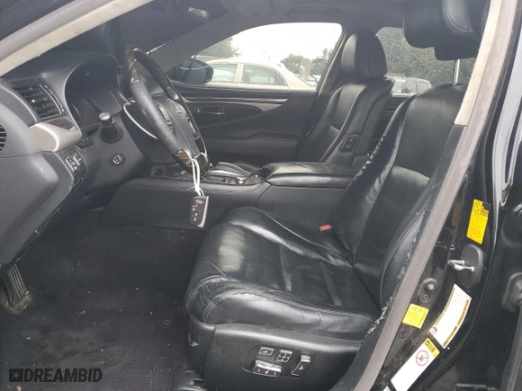 2013 Lexus LS 460 L with VIN JTHDL5EF5D5005883, listed as a Copart auction lot 74558384 with 242,906 mi miles and Salvage Title. Bid and sale history available at carsss.com. Image 7.