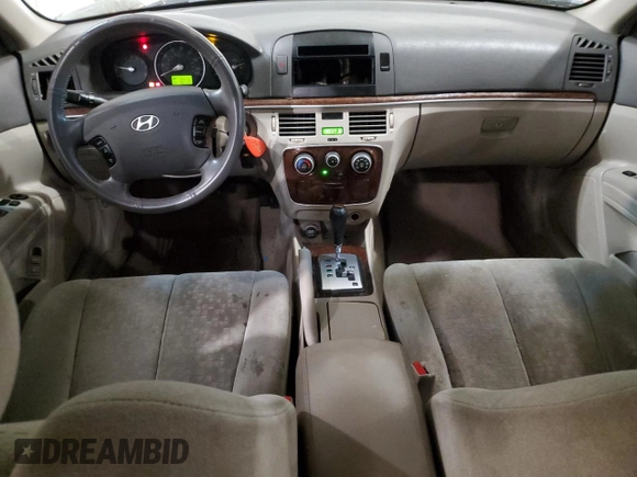 2007 Hyundai Sonata GLS with VIN 5NPET46C47H232071, listed as a Copart auction lot 44435735 with 199,175 mi miles and Salvage Title. Bid and sale history available at DreamBid. Image 8.