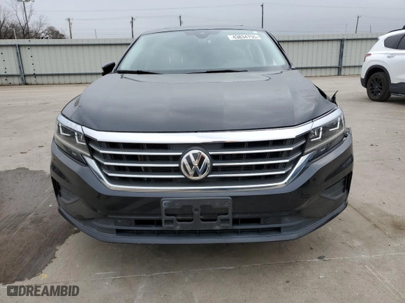 2020 Volkswagen Passat 2.0T SEL with VIN 1VWCA7A3XLC023281, listed as a Copart auction lot 43834755 with 0 mi miles and Salvage Title. Bid and sale history available at carsss.com. Image 5.