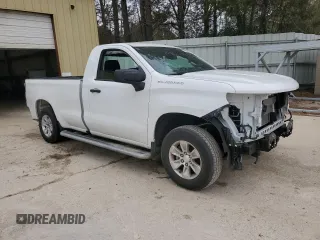 2023 Chevrolet Silverado 1500 Work Truck with VIN 3GCNAAED5PG286549, listed as a Copart auction lot 48572645 with 0 mi miles and Salvage Title. Bid and sale history available at carsss.com. Image 4.