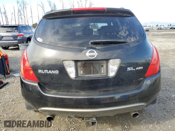 2004 Nissan Murano SE z VIN JN8AZ08W24W311200, wystawiony jako Copart lot #50613815 z przebiegiem 158 239 mil mil oraz Czysty tytuł • Clean title. Historia ofert i sprzedaży dostępna na DreamBid. Obrazek 6.