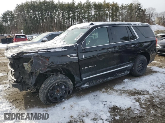 2023 GMC Yukon Denali with VIN 1GKS1DKL0PR263524, listed as a Copart auction lot 44509635 with 32,911 mi miles and Clean Title. Bid and sale history available at DreamBid. Image 1.