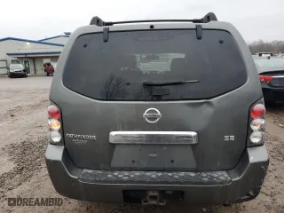 2006 Nissan Pathfinder SE with VIN 5N1AR18W06C649888, listed as a Copart auction lot 84391744 with 163,524 mi miles and Clean Title. Bid and sale history available at carsss.com. Image 6.