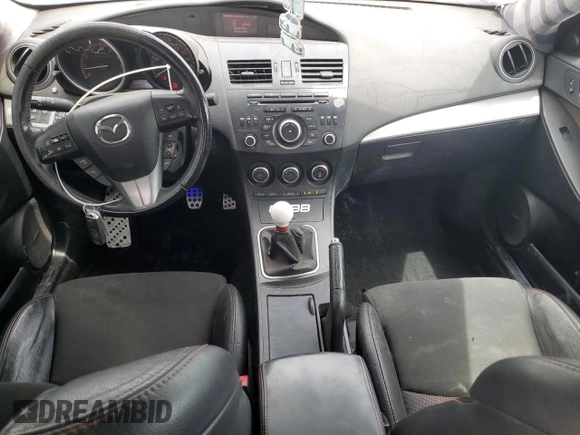 2012 Mazda 3 Mazdaspeed3 Touring with VIN JM1BL1L45C1698561, listed as a Copart auction lot 58538025 with 119,947 mi miles and Salvage title. Bid and sale history available at DreamBid. Image 8.