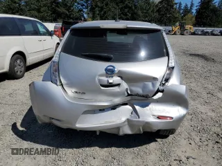 2016 Nissan LEAF S with VIN 1N4BZ0CP8GC306384, listed as a Copart auction lot 52781865 with 53,870 mi miles and Salvage Title. Bid and sale history available at carsss.com. Image 6.