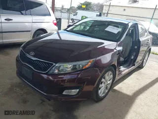 2015 Kia Optima EX with VIN 5XXGN4A75FG486363, listed as a IAAI auction lot 41691239 with 108,629 mi miles. Bid and sale history available at carsss.com. Image 2.