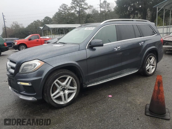 2013 Mercedes-Benz GL-Class GL 550 with VIN 4JGDF7DE4DA145293, listed as a Copart auction lot 48491435 with 254,040 mi miles and Clean Title. Bid and sale history available at carsss.com. Image 1.