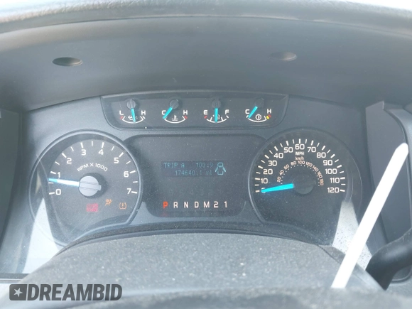 2013 Ford F-150 XL with VIN 1FTFX1EF3DKG42263, listed as a IAAI auction lot 42638954 with 174,640 mi miles and . Bid and sale history available at DreamBid. Image 15.
