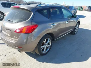 2009 Nissan Murano SL with VIN JN8AZ18W39W115554, listed as a IAAI auction lot 41699486 with 1 mi miles. Bid and sale history available at carsss.com. Image 4.