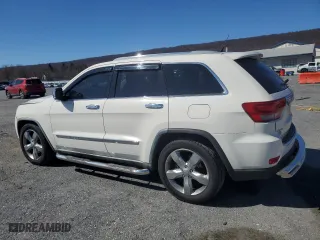 2012 Jeep Grand Cherokee Overland with VIN 1C4RJFCG4CC175502, listed as a Copart auction lot 48452945 with 157,267 mi miles and Salvage Title. Bid and sale history available at carsss.com. Image 2.