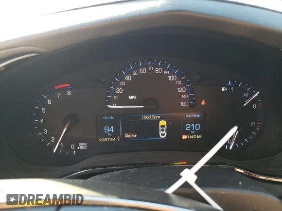 2015 Cadillac CTS RWD with VIN 1G6AP5SX4F0129071, listed as a Copart auction lot 87152944 with 126,724 mi miles and Salvage title. Bid and sale history available at DreamBid. Image 9.