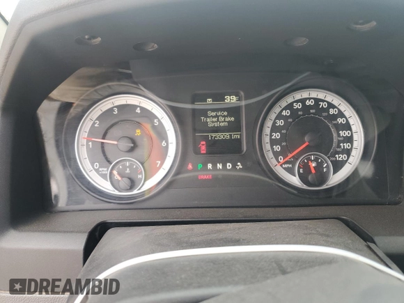2013 Ram 1500 Express with VIN 1C6RR7FT1DS582313, listed as a Copart auction lot 44276785 with 173,309 mi miles and Salvage title. Bid and sale history available at DreamBid. Image 9.