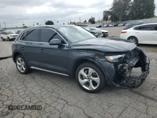 2021 Audi Q5 Prestige with VIN WA1CAAFY3M2062221, listed as a Copart auction lot 55538025 with 55,573 mi miles and Salvage title. Bid and sale history available at DreamBid. Image 4.