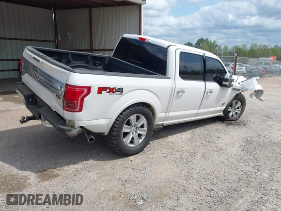 2015 Ford F-150 XLT with VIN 1FTEW1EF6FFA22646, listed as a IAAI auction lot 41933484 with Not provided miles and . Bid and sale history available at DreamBid. Image 4.