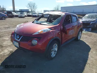 2012 Nissan Juke SL with VIN JN8AF5MV2CT114465, listed as a IAAI auction lot 41617927 with 87,084 mi miles. Bid and sale history available at carsss.com. Image 2.