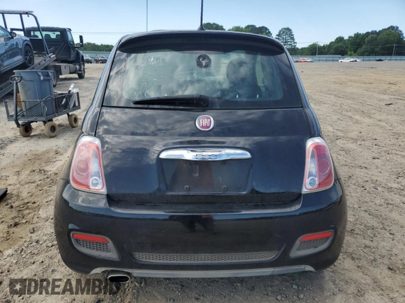 2015 FIAT 500 Sport with VIN 3C3CFFBR6FT619843, listed as a Copart auction lot 57978805 with 89,289 mi miles and Clean title. Bid and sale history available at DreamBid. Image 6.