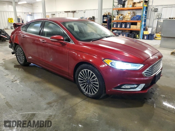 2017 Ford Fusion Titanium with VIN 3FA6P0K93HR274974, listed as a Copart auction lot 47269825 with 65,697 mi miles and Salvage Title. Bid and sale history available at carsss.com. Image 4.