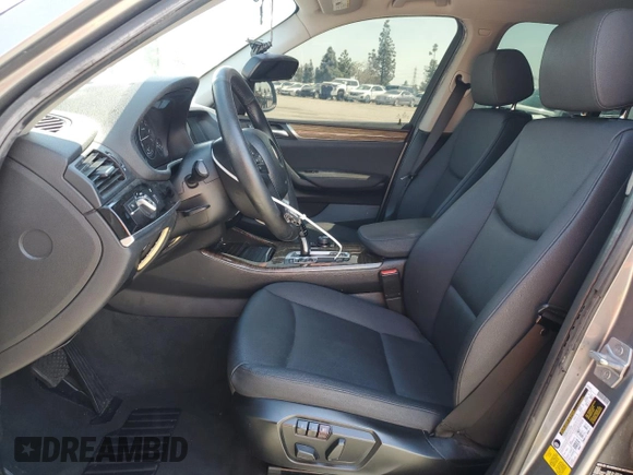 2017 BMW X3 sDrive28i with VIN 5UXWZ7C32H0X39802, listed as a Copart auction lot 51537545 with 135,379 mi miles and Salvage Title. Bid and sale history available at carsss.com. Image 7.