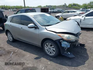2013 Mazda 3 i Touring with VIN JM1BL1L74D1819981, listed as a IAAI auction lot 42212015 with 225,059 mi miles and . Bid and sale history available at DreamBid. Image 1.