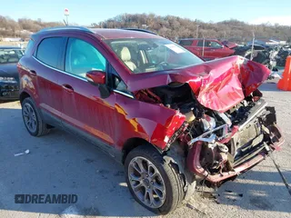 2018 Ford EcoSport Titanium z VIN MAJ6P1WLXJC239218, wystawiony jako IAAI lot #41380377 z przebiegiem 47 472 mil mil oraz . Historia ofert i sprzedaży dostępna na DreamBid. Obrazek 1.