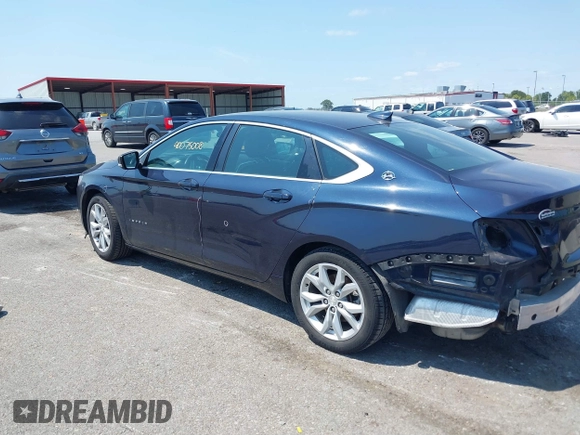 2017 Chevrolet Impala LT with VIN 2G1105S37H9117271, listed as a IAAI auction lot 40075008 with 156,972 mi miles and . Bid and sale history available at DreamBid. Image 3.