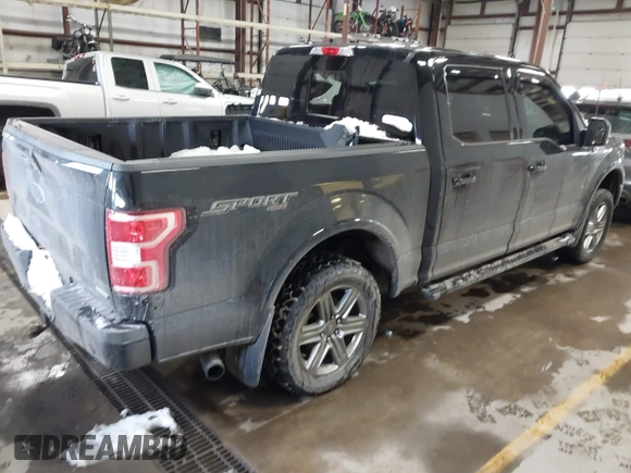 2018 Ford F-150 XL with VIN 1FTEW1EP7JFD50756, listed as a IAAI auction lot 41640685 with 72,965 mi miles. Bid and sale history available at carsss.com. Image 4.