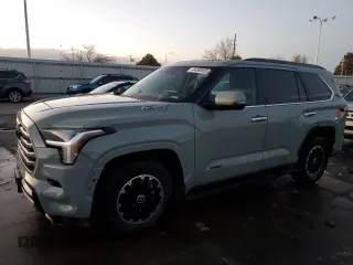 2023 Toyota Sequoia SR5 with VIN 7SVAAABA3PX003446, listed as a Copart auction lot 44369805 with 46,086 mi miles and Salvage Title. Bid and sale history available at carsss.com. Image 1.