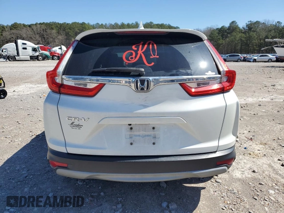 2017 Honda CR-V EX-L with VIN 2HKRW1H89HH517429, listed as a Copart auction lot 48482175 with Not Provided miles and Salvage Title. Bid and sale history available at carsss.com. Image 6.